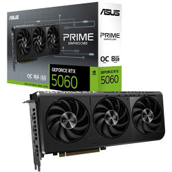 ASUS PRIME GeForce RTX 5060 8GB GDDR7 OC Edition (PRIME-RTX5060-O8G) ASUS PRIME GeForce RTX 5060 8GB GDDR7 OC Edition (PRIME-RTX5060-O8G)