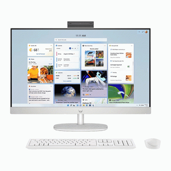HP All-in-One Desktop PC 27-cr1009in (Ultra 7 -155U, 16GB DDR4 RAM, 1TB SSD, Win 11, MSO HS 2024 + 1 Year M365 Basic, 27 inch FHD,IPS, IR Camera, Shell White) HP All-in-One Desktop PC 27-cr1009in (Ultra 7 -155U, 16GB DDR4 RAM, 1TB SSD, Win 11, MSO HS 2024 + 1 Year M365 Basic, 27 inch FHD,IPS, IR Camera, Shell White)