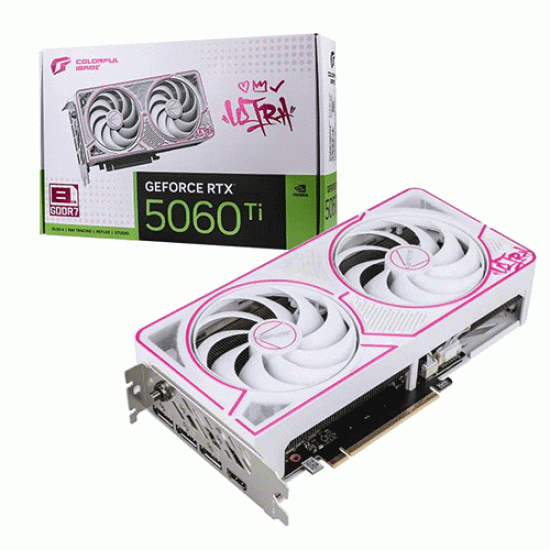 Colorful iGame RTX 5060 Ti Ultra W Duo OC 8GB-V GDDR7 (G-I5060TIULW-8G-D) Colorful iGame RTX 5060 Ti Ultra W Duo OC 8GB-V GDDR7 (G-I5060TIULW-8G-D)