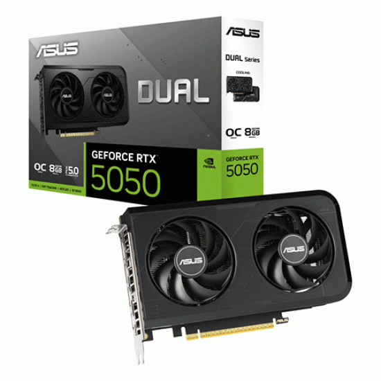 Asus Dual GeForce RTX 5050 8GB GDDR6 OC Edition (DUAL-RTX5050-O8G)