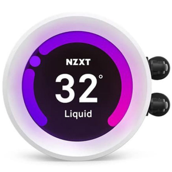 NZXT Kraken Z63 RGB 280mm White Liquid Cooler with LCD Display (RL-KRZ63-RW) NZXT Kraken Z63 RGB 280mm White Liquid Cooler with LCD Display (RL-KRZ63-RW)