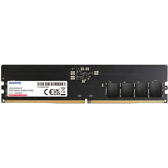 Adata 16GB 4800MHz DDR5 U-DIMM Desktop RAM (AD5U480016G-S) Adata 16GB 4800MHz DDR5 U-DIMM Desktop RAM (AD5U480016G-S)