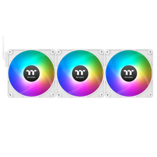 Thermaltake CT140 EX Reverse ARGB Sync PC Cooling Fan White 3-Fan Pack (CL-F195-PL14SW-A) Thermaltake CT140 EX Reverse ARGB Sync PC Cooling Fan White 3-Fan Pack (CL-F195-PL14SW-A)