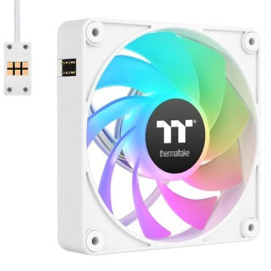 Thermaltake CT120 EX Reverse ARGB Sync PC Cooling Fan White 3-Fan Pack (CL-F194-PL12SW-A) Thermaltake CT120 EX Reverse ARGB Sync PC Cooling Fan White 3-Fan Pack (CL-F194-PL12SW-A)