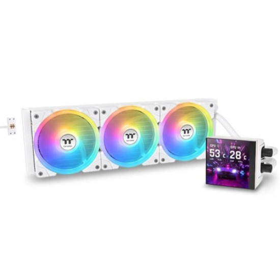 Thermaltake MAGFloe 360 Ultra ARGB Sync AIO Liquid Cooler Snow Edition (CL-W433-PL12SW-A) Thermaltake MAGFloe 360 Ultra ARGB Sync AIO Liquid Cooler Snow Edition (CL-W433-PL12SW-A)