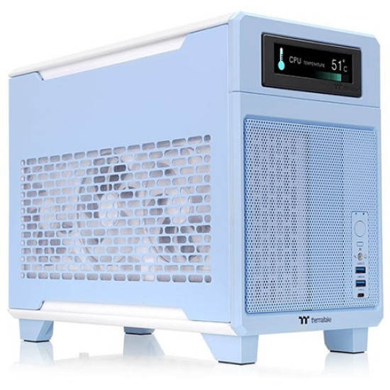Thermaltake TR100 Hydrangea Blue Mini Tower Chassis (CA-11A-00SFNN-00) Thermaltake TR100 Hydrangea Blue Mini Tower Chassis (CA-11A-00SFNN-00)