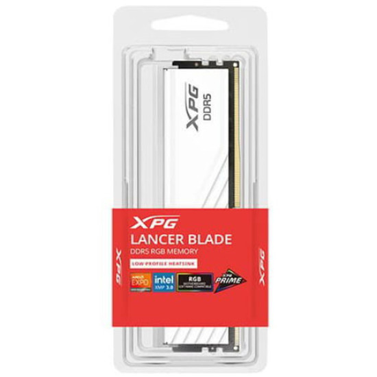 Adata XPG Lancer Blade RGB 32GB (32GBX1) DDR5 6000MHz White (AX5U6000C3032G-SLABRWH) Adata XPG Lancer Blade RGB 32GB (32GBX1) DDR5 6000MHz White (AX5U6000C3032G-SLABRWH)