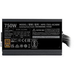 Cooler Master MWE 750 Bronze V3 230V 750W Power Supply (MPE-7501-ACABW-3BIN) Cooler Master MWE 750 Bronze V3 230V 750W Power Supply (MPE-7501-ACABW-3BIN)