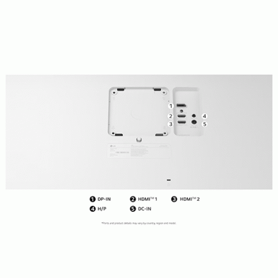 LG 27 inch 4K UHD Ultrafine IPS Monitor White (27US550)