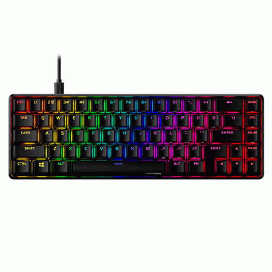 HyperX Alloy Origins 65 - Mechanical Gaming Keyboard - HX Aqua (US Layout) (4P5D6AA#ABA)
