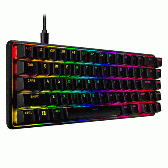HyperX Alloy Origins 65 - Mechanical Gaming Keyboard - HX Aqua (US Layout) (4P5D6AA#ABA)
