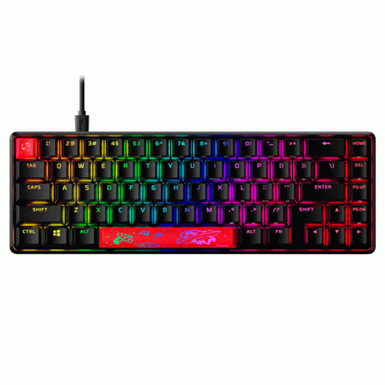 HyperX Alloy Origins 65 - Mechanical Gaming Keyboard - HX Aqua (US Layout) (4P5D6AA#ABA)