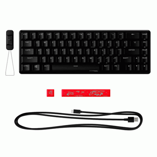 HyperX Alloy Origins 65 - Mechanical Gaming Keyboard - HX Aqua (US Layout) (4P5D6AA#ABA)