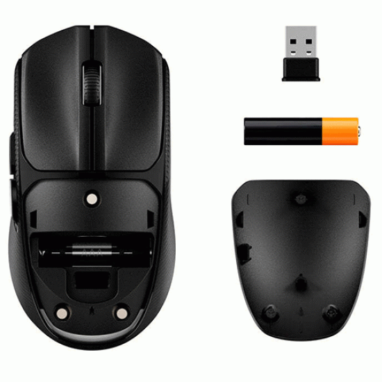 HyperX Pulsefire Fuse Wireless Gaming Mouse (Black) (A1KY6AA)