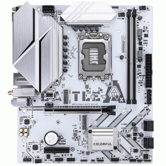 Colorful BATTLE-AX B760M-G WHITE WIFI D5 V20A Motherboard