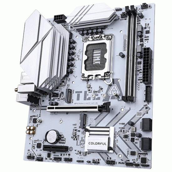 Colorful BATTLE-AX B760M-G WHITE WIFI D5 V20A Motherboard