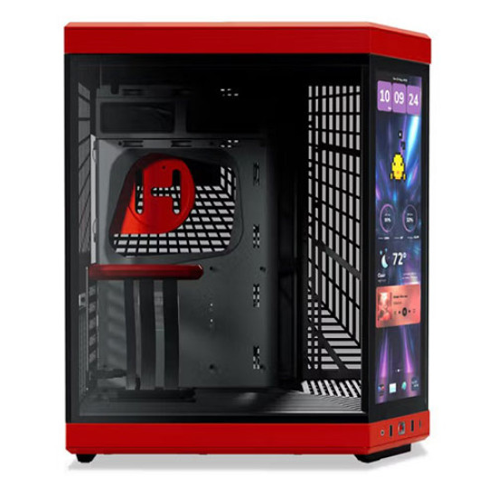 Hyte Y70 Touch Infinite Black Cherry E-ATX Mid Tower Case (CS-HYTE-Y70TTI-RB)