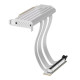 Hyte PCIe 5.0 Hyper 200mm White Riser Cable (ACC-HYTE-PCIE50-WW)