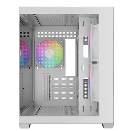 Gamdias AURA GC10M V2 WH ARGB Micro Tower Cabinet
