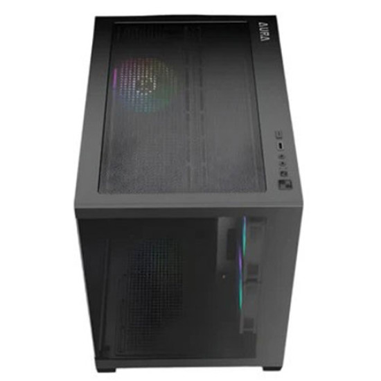Gamdias AURA GC10M V2 ARGB Black Micro Tower Cabinet