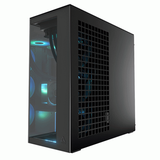 Arctic Xtender VG ARGB Mirror Black E-ATX Mid Tower Case (ACPCC00019A)