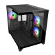 Cougar FV150 mini RGB Black Mini Tower Cabinet