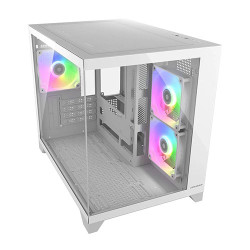 Cougar FV150 mini RGB White Mini Tower Cabinet