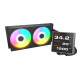 Cougar Poseidon Vistek Pro ARGB 360 Black LCD Liquid Cooler