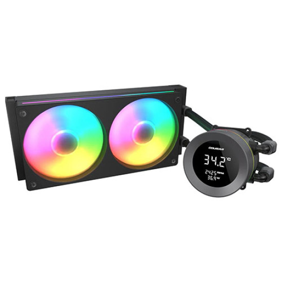 Cougar Poseidon Vistek ARGB 360 Black Analog Liquid Cooler
