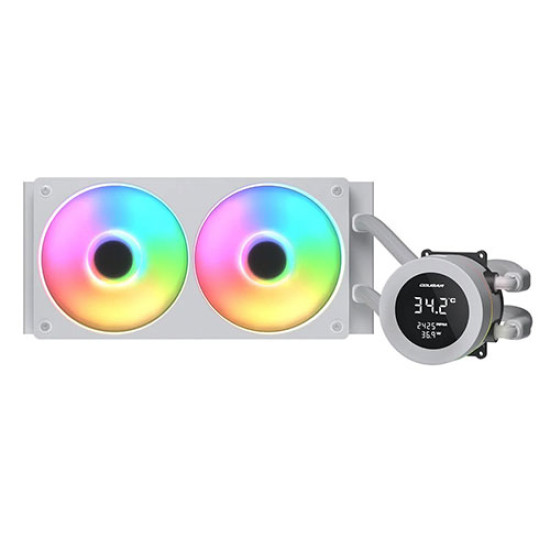 Cougar Poseidon Vistek ARGB 240 White Analog Liquid Cooler