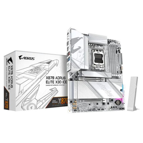 Gigabyte X870 AORUS ELITE X3D ICE AM5 Motherboard