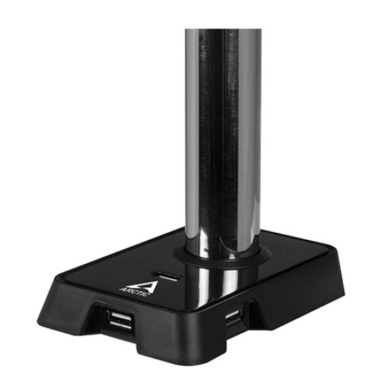 Arctic Z2 Gen 3 Dual Arm with USB Hub Monitor Desk Mount Black (AEMNT00053A)