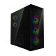 Arctic Xtender VG Black Tinted Glass Mid Tower Cabinet (ACPCC00016A)