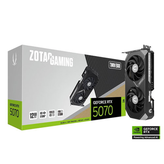 ZOTAC GAMING GeForce RTX 5070 Twin Edge 12GB GDDR7 (ZT-B50700E-10P)