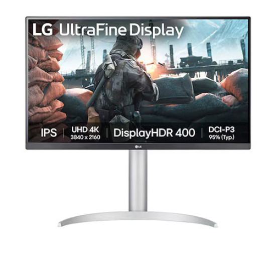 LG 27 inch UHD 4K IPS Monitor (27UP650K -W)