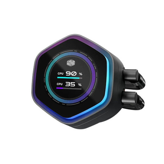 Cooler Master MasterLiquid Atmos II LCD 360mm ARGB CPU Liquid Cooler (MLX-D36M-A25SZ-L1)