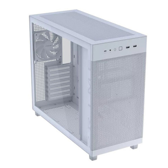 Asus Prime AP303 TG ATX Cabinet White (AP303-TG-WHT)