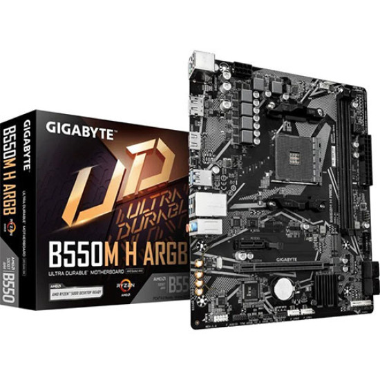 Gigabyte B550M H ARGB AMD Motherboard