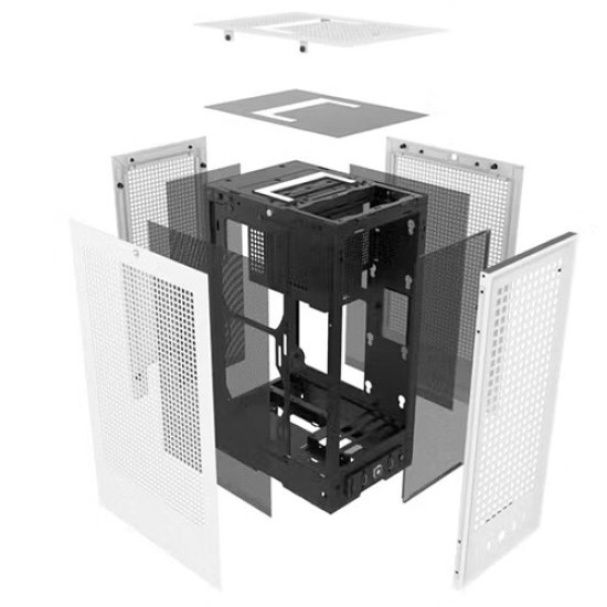 HYTE Revolt 3 Premium ITX Small Form Factor Case White (CS-HYTE-REVOLT3-W)