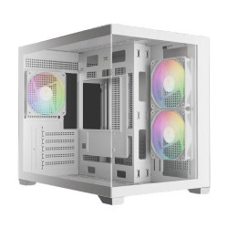 Gamdias AURA GC10M V2 WH ARGB Micro-Tower Case