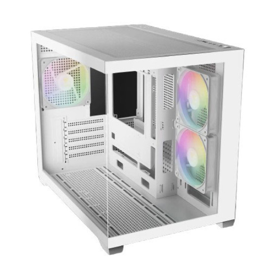 Gamdias AURA GC10M V2 WH ARGB Micro-Tower Case