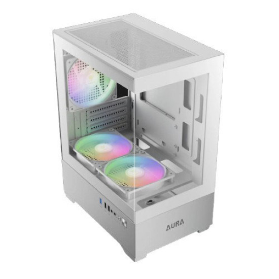 Gamdias AURA GC9M WH ARGB Micro-Tower Case