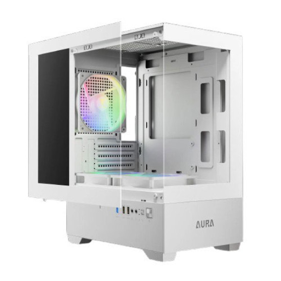 Gamdias AURA GC9M WH ARGB Micro-Tower Case