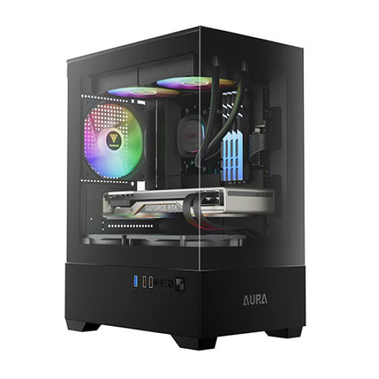 Gamdias AURA GC9M ARGB Micro-Tower Case