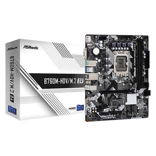 ASRock B760M HDV/M.2 M-ATX Intel Motherboard