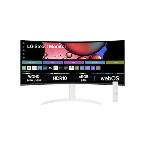 LG Smart 34 inch Curved WQHD Monitor (34SR65QC)