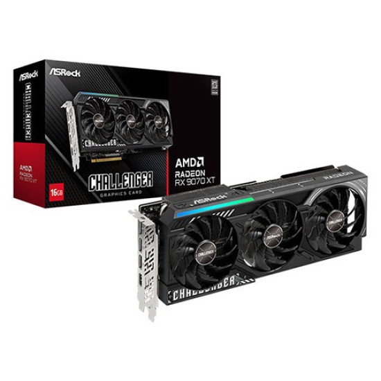 ASRock AMD Radeon RX 9070 XT Challenger 16GB GDDR6