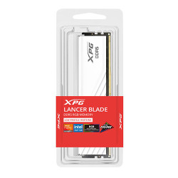 Adata XPG Lancer Blade RGB 16GB (16GBX1) DDR5 6000MHz RAM White (AX5U6000C4816G-SLABRWH)