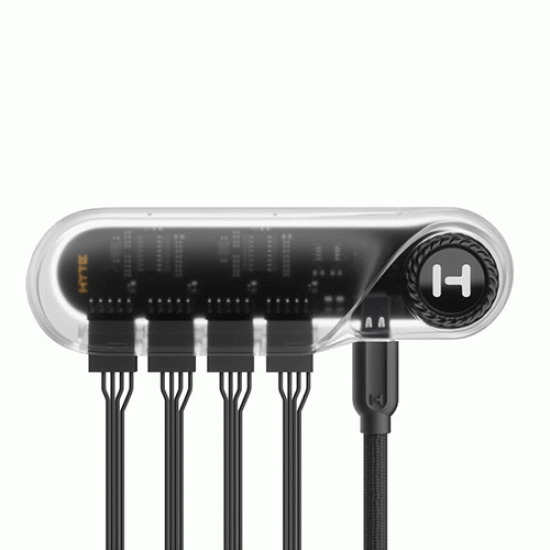 Hyte Powered USB Hub  4-Port USB 2.0 Hub (ACC-HYTE-USB-HUB)