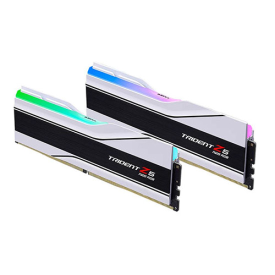 G.Skill Trident Z5 Neo RGB 64GB (2x32GB) DDR5 6000MHz White (F5-6000J3636F32GX2-TZ5NRW) G.Skill Trident Z5 Neo RGB 64GB (2x32GB) DDR5 6000MHz White (F5-6000J3636F32GX2-TZ5NRW)
